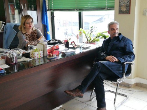 Επίσκεψη σε τρεις Δημάρχους από τον Δημήτρη Αναγνωστάκη