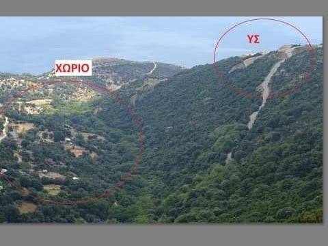 ΕΥΑΓΓΕΛΙΣΜΟΣ ΚΑΦΗΡΕΑ: Αναστάτωση από την εγκατάσταση υποσταθμού ρεύματος και ανεμογεννητριών μία ανάσα από τα σπίτια