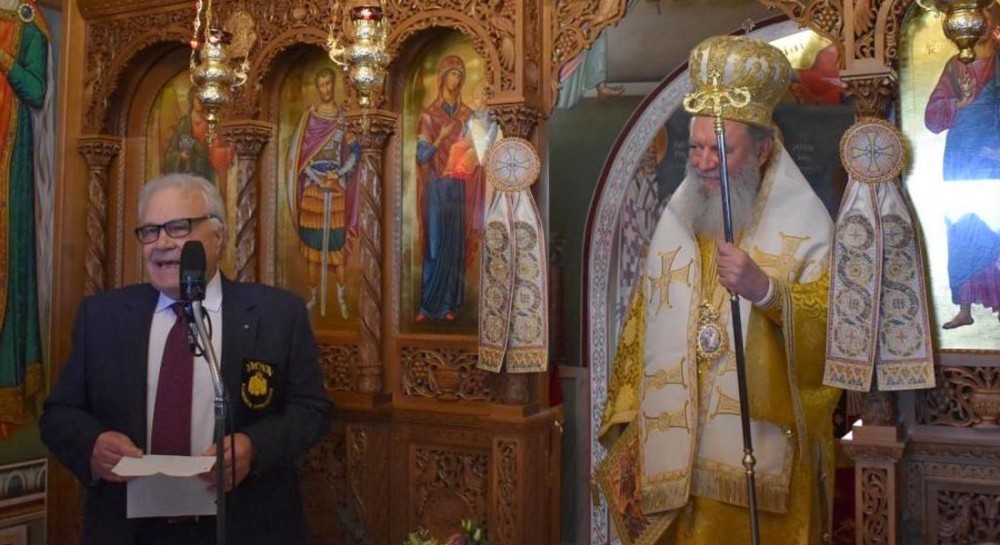 Στις Ροβιές ο Μητροπολίτης για χάρη του Άρχοντα του Οικουμενικού Πατριαρχείου (φωτό)