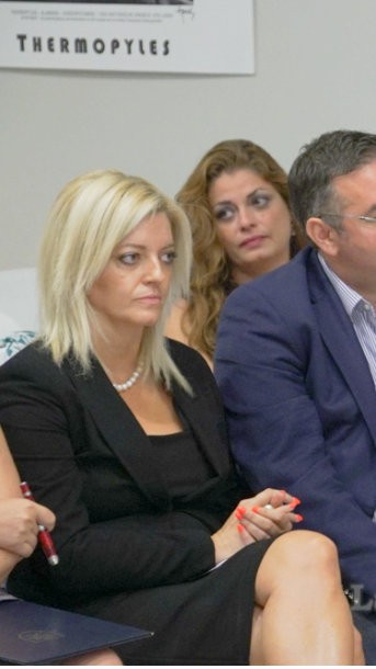 Η Λίνα Ευσταθίου στις Θερμοπύλες