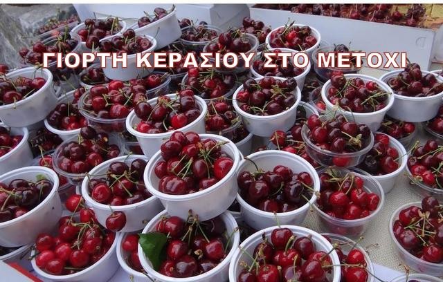 Γιορτή κερασιού και φέτος στο Μετόχι