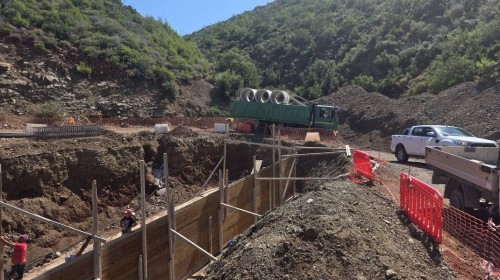 Προχωράει η αποκατάσταση στον δρόμο Λίμνη - Μονή Αγίου Νικολάου Γαλατάκη