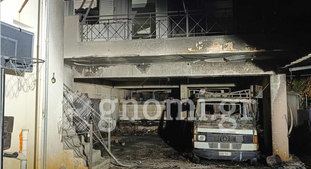 ΜΠΟΥΡΤΖΙ: Κινδύνευσε πενταμελής οικογένεια από φωτιά σε σπίτι