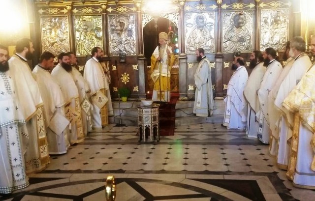 Ο Μητροπολίτης στον Άγιο Νικόλαο για τη γιορτή του Οσίου Φιλόθεου