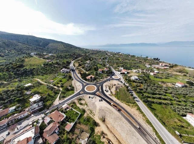 Παραδίδεται σε κυκλοφορία η Παράκαμψη Λουτρών Αιδηψού