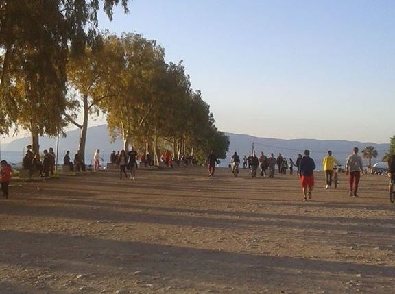 Οι Χαλκιδέοι έκαναν βόλτες στις παραλίες της πόλης το Μεγάλο Σάββατο