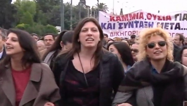 Στο παζάρι της Χαλκίδας ξανά η Ζωή Κωνσταντοπούλου