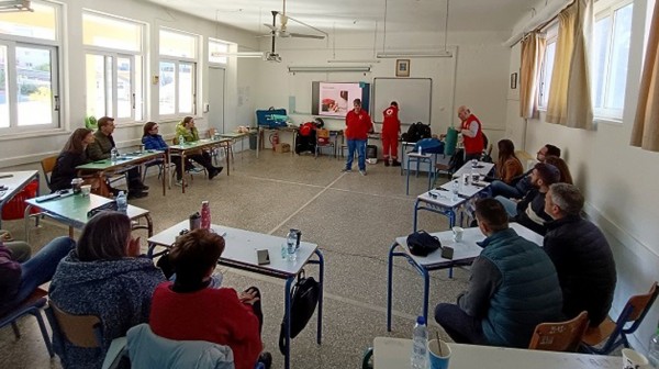 ΧΑΛΚΙΔΑ: Εκπαιδευτικό Σεμινάριο Πρώτων Βοηθειών από τον Ερυθρό Σταυρό