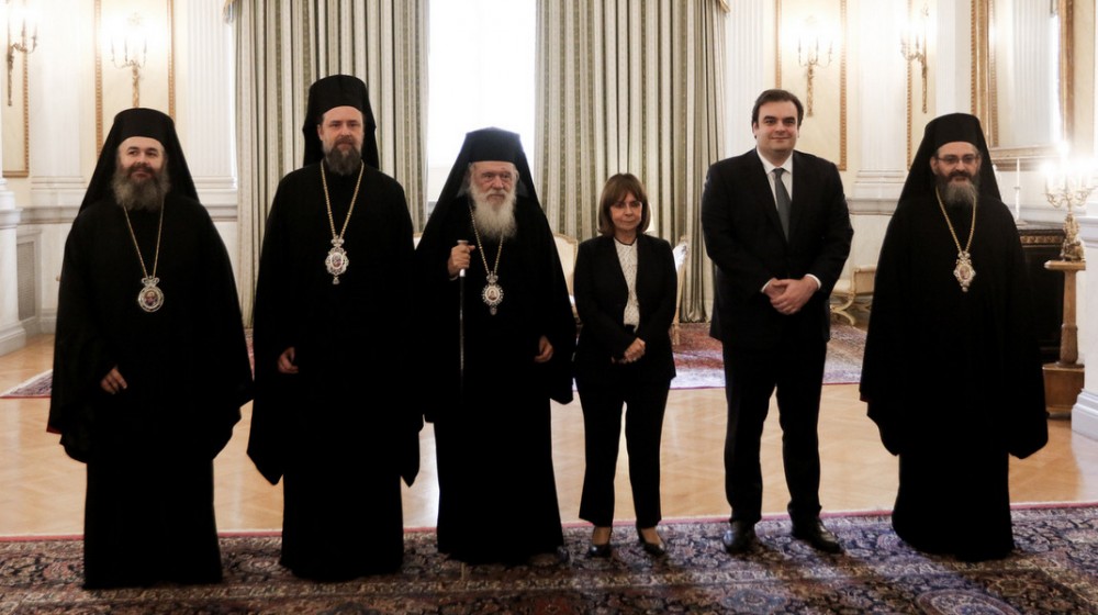ΜΗΤΡΟΠΟΛΙΤΗΣ ΘΕΣΣΑΛΟΝΙΚΗΣ ΦΙΛΟΘΕΟΣ: Έδωσε διαβεβαίωση ενώπιον της Προέδρου της Δημοκρατίας ο Χαλκιδέος Αρχιερέας