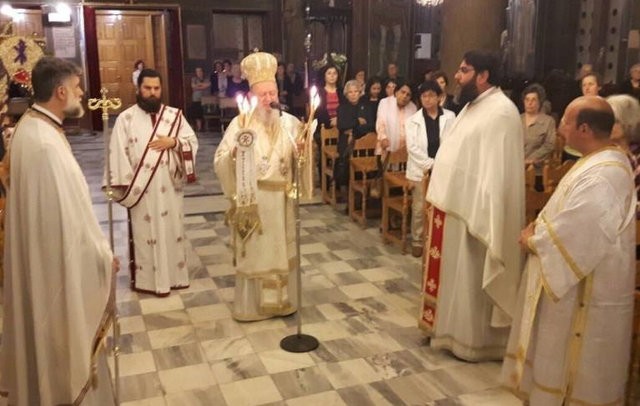 Σε Ιερή Αγρυπνία στην Αμάρυνθο προεξήρχε ο Μητροπολίτης