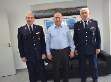 Ο νέος Αστυνομικός Διευθυντής Στερεάς Ελλάδας επισκέφτηκε τον Δήμαρχο Χαλκιδέων