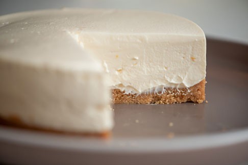 Cheesecake με λευκή σοκολάτα