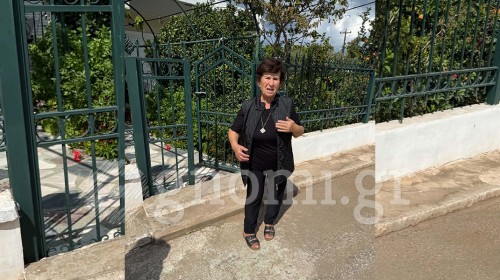 ΑΡΤΑΚΗ: Βάζει τσίγκους στην αυλή για να μην πλημμυρίσει (VIDEO)