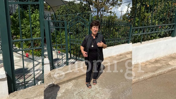 ΑΡΤΑΚΗ: Βάζει τσίγκους στην αυλή για να μην πλημμυρίσει (VIDEO)