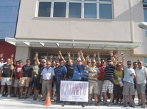 Kατάληψη στο Διοικητήριο από ταξιτζήδες