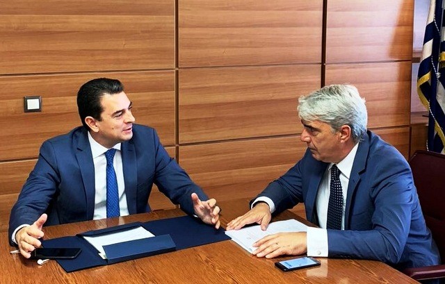 Συνάντηση του Σίμου Κεδίκογλου με τον Υφυπουργό Αγροτικής Ανάπτυξης