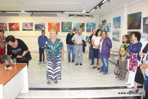 H Eυβοιώτισσα Καίτη Πανάγου εκθέτει έργα της στην Αθήνα