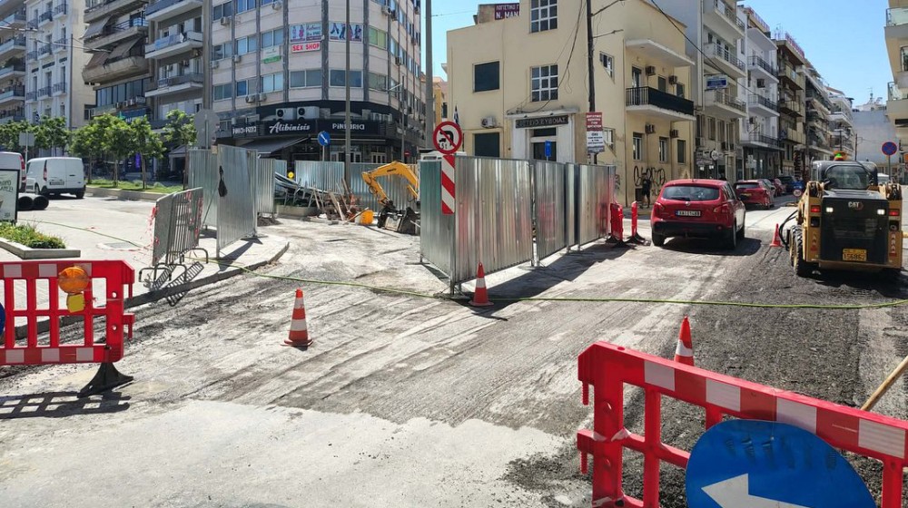 ΧΑΛΚΙΔΑ: Κλειστή η Φαρμακίδου το πρωί της Παρασκευής για να παραδοθεί σε κυκλοφορία η Βενιζέλου