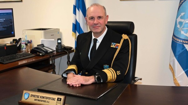 Ο αντιναύαρχος Χρήστος Κοντορουχάς είναι ο νέος Αρχηγός του Λιμενικού Σώματος