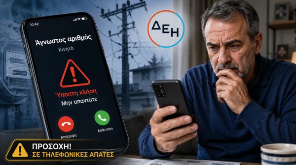 ΑΛΙΒΕΡΙ: Απατεώνες χρησιμοποιούν το όνομα τεχνικού της ΔΕΗ