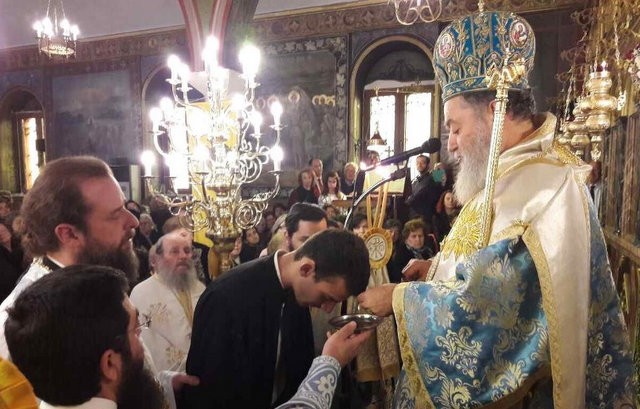 Χειροθετήθηκε αναγνώστης ανήμερα της γιορτής του Αγίου Ιωάννη