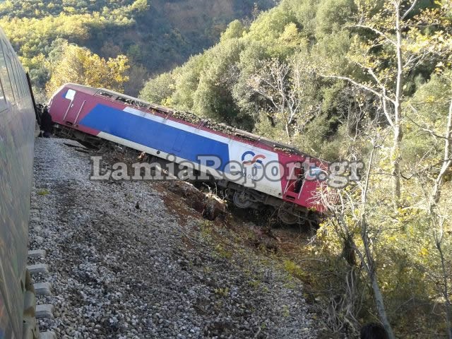 Εκτροχιάστηκε τρένο στον Ασωπό από σύγκρουση με αγελάδες