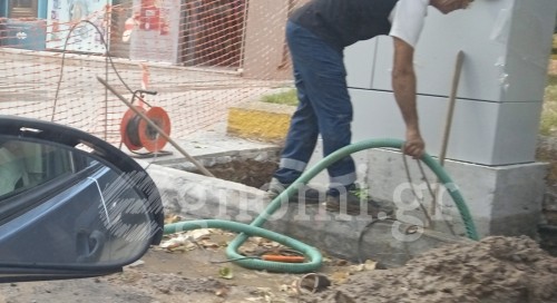 ΧΑΛΚΙΔΑ - ΑΓΙΟΣ ΙΩΑΝΝΗΣ: Μεγάλη διαρροή νερού