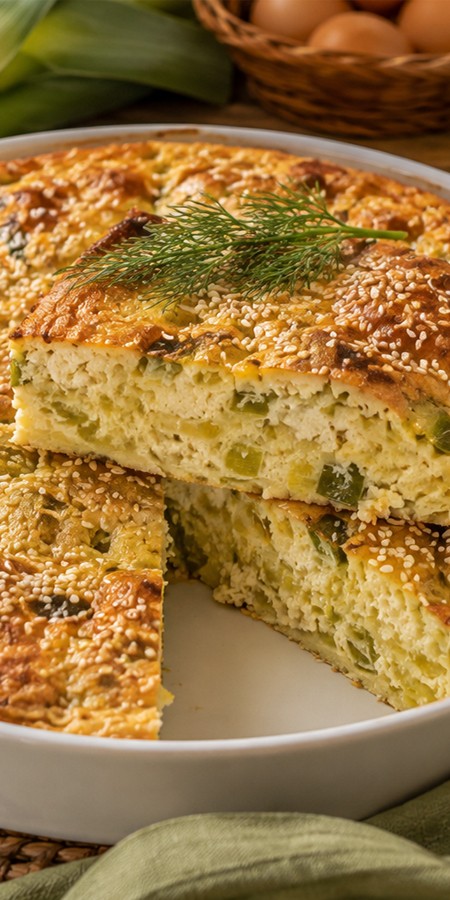 Πρασόπιτα χωρίς φύλλο