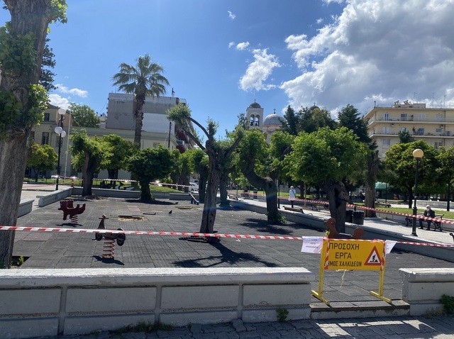 ΧΑΛΚΙΔΑ: Κλειστή για μία εβδομάδα η μία παιδική χαρά του Αγίου Νικολάου