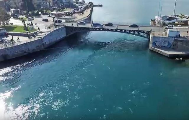 Απαγόρευση διέλευσης σκαφών από την γέφυρα του Ευρίπου το απόγευμα της Κυριακής