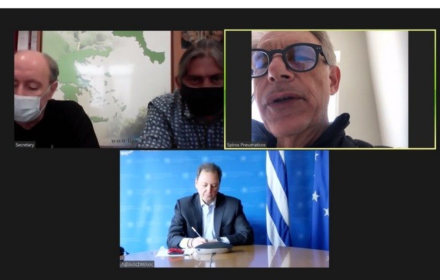 Τηλεδιάσκεψη με τον Υπουργό Αγροτικής Ανάπτυξης για την ενίσχυση των συκοπαραγωγών της Εύβοιας