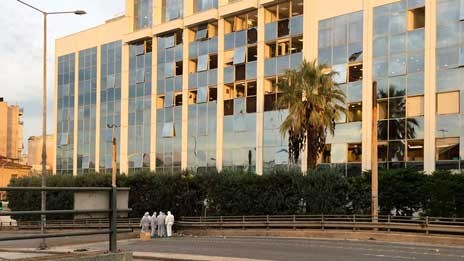 Εκρηξη από βόμβα μεγάλης ισχύος στον ΣΚΑΪ τα ξημερώματα