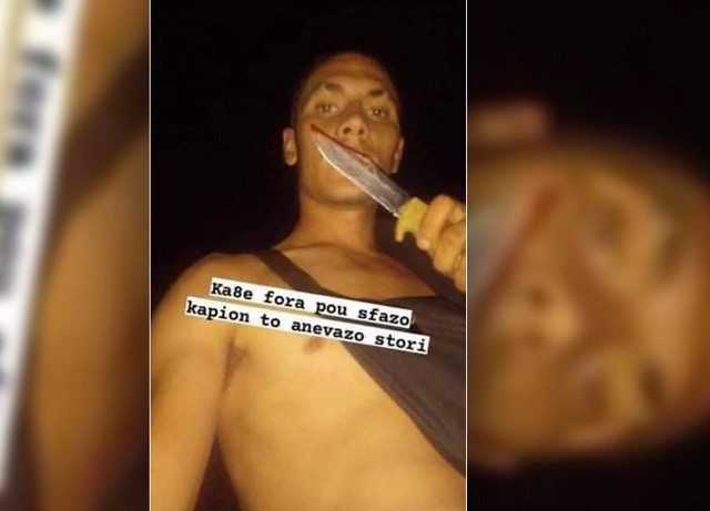 ΣΟΚ: Ο 22χρονος που σκότωσε τον 20χρονο ανέβασε φωτογραφία με το μαχαίρι στο ίντερνετ