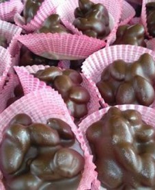 Σοκολατάκια με καρύδια και ρούμι