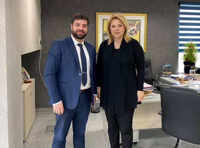 Η Δήμαρχος συναντήθηκε με το νέο Διοικητή του Νοσοκομείου Χαλκίδας