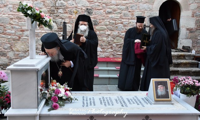 ΛΙΜΝΗ: Στη Μονή του Οσίου Δαυίδ ο Μητροπολίτης κ. Χρυσόστομος (VIDEO)