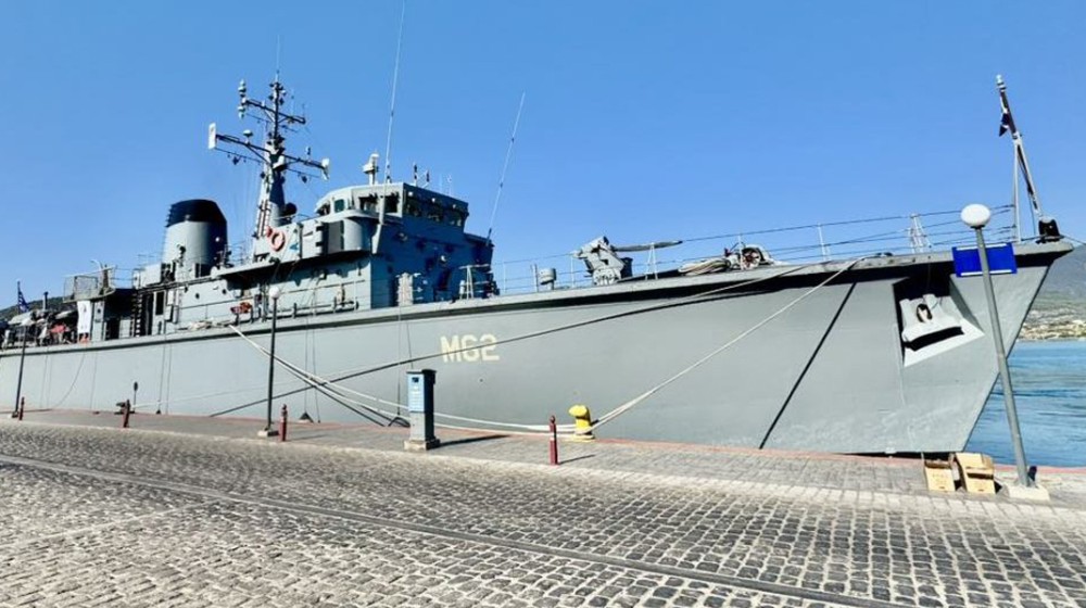 ΧΑΛΚΙΔΑ: Ναρκοθηρευτικό σκάφος του Πολεμικού Ναυτικού στο λιμάνι της Χαλκίδας - Επισκέψιμο για το κοινό