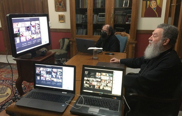 Ο Μητροπολίτης επικοινώνησε με νέους μέσω τηλεδιάσκεψης