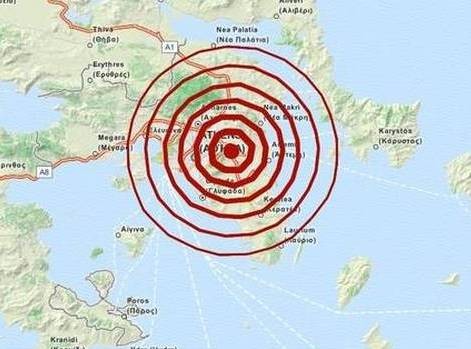 Σεισμική δόνηση τα ξημερώματα έγινε αισθητή και στη Νότιο Εύβοια