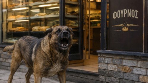 Σκύλος όρμηξε σε 66χρονο έξω από φούρνο, τον τραυμάτισε σοβαρά και σκότωσε το κατοικίδιό του!