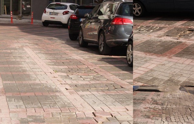 ΧΑΛΚΙΔΑ: Σε τραγική κατάσταση οι δρόμοι γύρω από την πλατεία Αγίας Βαρβάρας