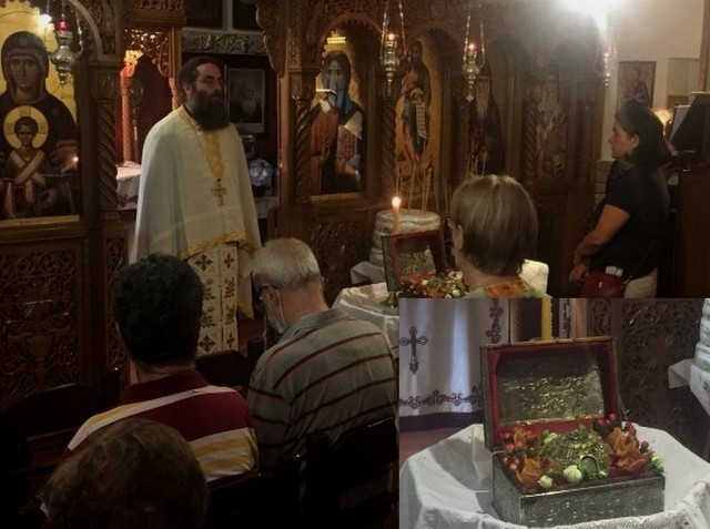 Έφεραν την Κάρα του Αγίου Παρθενίου στο Νοσοκομείο Χαλκίδας