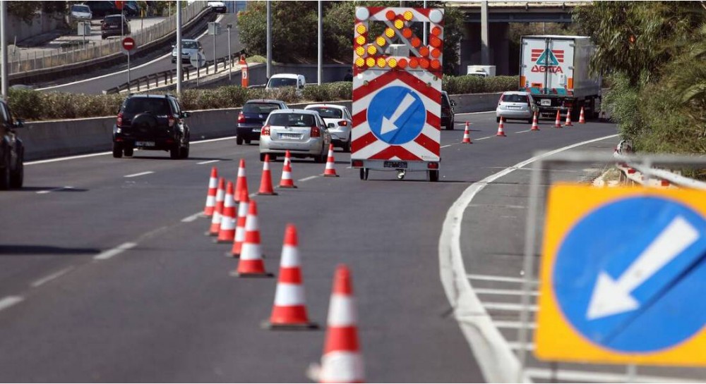 Εργασίες ανακατασκευής στην Εθνική Οδό Αθήνας - Θεσσαλονίκης με πολυήμερες κυκλοφοριακές ρυθμίσεις