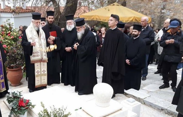 ΑΝΩ ΒΑΘΕΙΑ: Ο Μητροπολίτης Καρυστίας και Σκύρου στην ιερή Μονή Αγίου Νικολάου