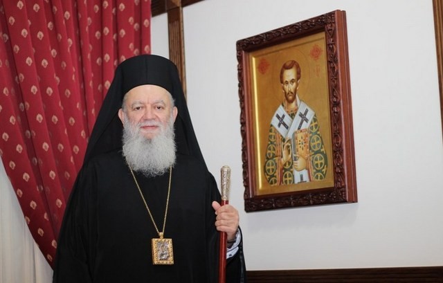 Ο Μητροπολίτης στην πυρόπληκτη Μονή του Οσίου Δαυίδ την Παρασκευή