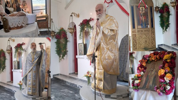 ΚΑΛΛΙΘΕΑ ΕΥΒΟΙΑΣ: Η κακοκαιρία ... χάλασε το έθιμο στο παρεκκλήσιο του Αγίου Αθανασίου