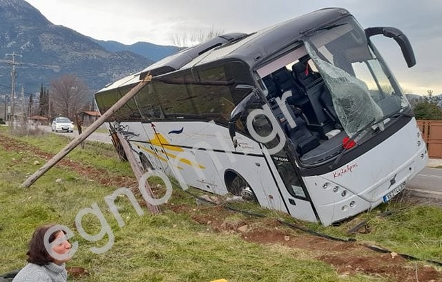 Λαχτάρα για 37 Χαλκιδέους επιβαίνοντες σε τουριστικό λεωφορείο