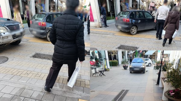 ΧΑΛΚΙΔΑ: Γιορτές με κόσμο στους εμπορικούς δρόμους, αλλά χωρίς κανόνες στο παρκάρισμα