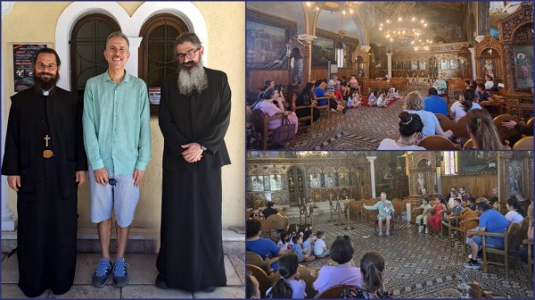 ΧΑΛΚΙΔΑ: Ο συγγραφέας Χρήστος Δασκαλάκης κοντά στα παιδιά της Ενορίας Αγίου Ιωάννη
