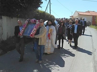 Λαμπρός εορτασμός στα Περιβόλια της περιοχής Κύμης